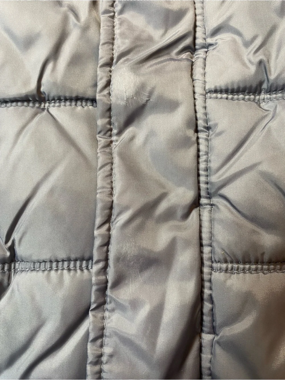 Calvin Klein Jeans Kids Quilted Light Gray Puffer Jacket. See description.